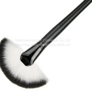 Customized OEM Individual Customize Synthetic Hair Fan Brush Makeup Brush thumbnail-4