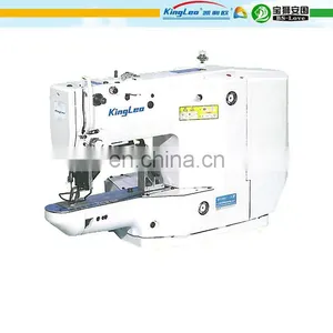 High Speed Direct Drive Electronic Bar Tacking Button-attaching Industrial Sewing Machine thumbnail-1