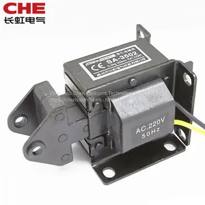 SA-3502 3.0kgf 29.4N 20mm Pull Push Electromagnet Linear Solenoid Electromagnet for Vending Machine thumbnail-1