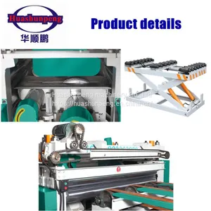 Roller Type Automatic Vertical and Horizontal Edge Saw Cutting Machine With PLC Custom thumbnail-5