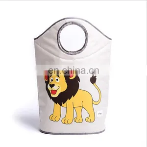 High Quality Kids Room Portable Toy Storage Bag, Washable and Clean Easy. Cartoon Design Laundry Bag thumbnail-2