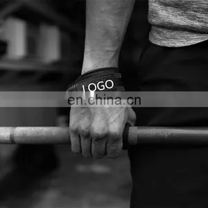 Neoprene Padded Strength Training Lifting Wrist Straps for Weightlifting, Bodybuilding, Powerlifting thumbnail-3