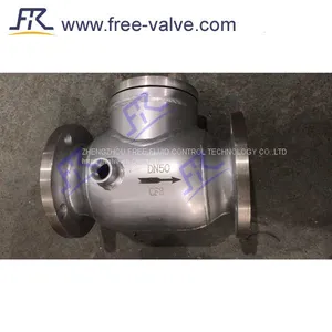 Jacket Heat Preservation Stainless Steel Swing Check Valve thumbnail-1