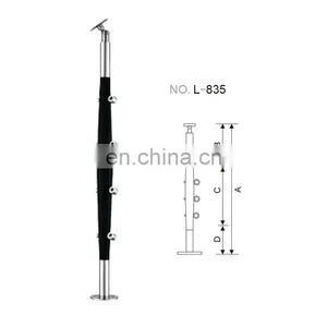 Sonlam Stainless Steel Handrail Post thumbnail-3