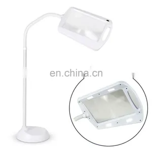 Adjustable Plastic Stand Magnify Lamp Led thumbnail-1
