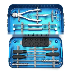 Hot Sale Orthopedic Surgical Instruments Titanium Mesh Cage Instrument Set Spine Surgery Spinal Surgical Instruments Set thumbnail-2