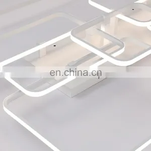 Led Ceiling Lamp Simple Living Room Lighting Square Personality Bedroom Study Ceiling Lighting thumbnail-6