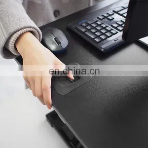 High Stability Adjustable Lifting and Lowering Stand Up Computer Table thumbnail-4