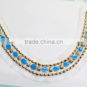 0521L Factory Handmade U Shape Mesh Crystal Fabric Rhinestone, Cheap Crystal Mesh Fabric Rhinestone thumbnail-1