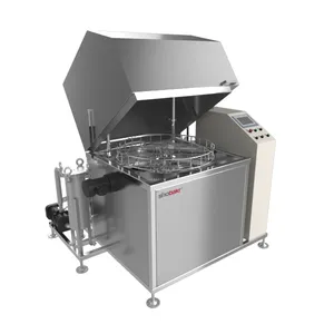 PLC Touching Screen Single Station Rotary Spray Cleaning Equipment thumbnail-4