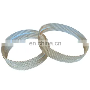PU Truly Endless T2.5 98teeth Transparent Light Color Seamless Timing Belt Driving Belt thumbnail-1