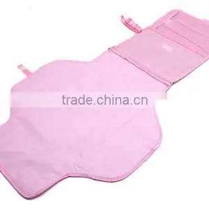 Fancy Pink Easy Clean Portable Diaper Changing Pad thumbnail-6