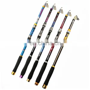 Factory Wholesale Custom 2.1m 2.4m 2.7m 3m 3.6m Carbon Fiber Sea Rod Telescopic Carp Fishing Rod thumbnail-2