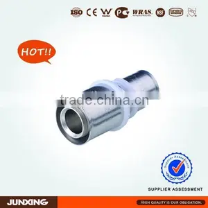 Aluminum Plastic Pipes Press Fittings Reducing Strait Joiner thumbnail-1