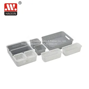 Rectangular Plastic Storage Basket Toy Storage thumbnail-1