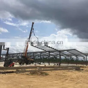 Multi-span Steel Structure With Epoxy Painted Steel Frame Q345 in Cameroon thumbnail-1