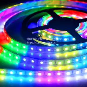 IP65 IP67 IP68 RGB LED Strip WS2811 Addressable Digital RGB Light 12V Built-in IC 60led Waterproof thumbnail-3