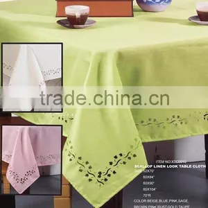Full Color Custom Wholesale Linen Table Cloth thumbnail-1