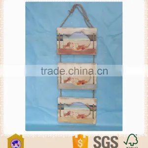 Cheap Vintage Shabby Chic Hanging Wooden Photo Frame Wholesale for Home Decor. HW15A00558 thumbnail-1