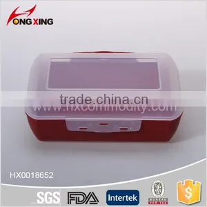 Hot Sale Rectangle Plastic Lunch Box for Students thumbnail-1