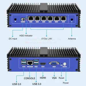 Fanless Intel SkyLake/KabyLake Network/Firewall PC w/ 6 Gbe LAN Core I5-7200U thumbnail-5