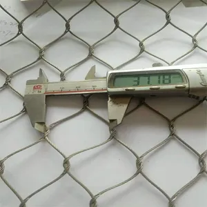 Intercepting High-altitude Parabolic Stainless Steel Protective Net, Railing Handrail Wire Rope Net thumbnail-1