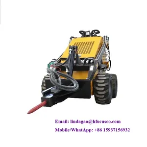 2024 Latest Model LiuGong 3.8Ton Wheel Skid Steer Loader CLG385B With High Flow Hydraulic System thumbnail-3