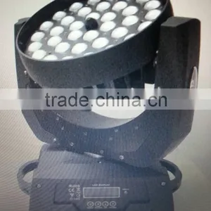 36 x 12w / 10w Rgbw High Power Led/ LED Wash Moving Head Light for Professional dj Led Stage System thumbnail-1