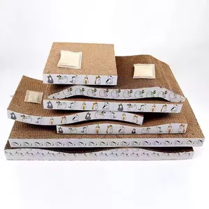 Cat Scratcher Claw Grinder Does Not Drop Debris Corrugated Paper Protection Wear-resistant Cat Scratching Post thumbnail-5
