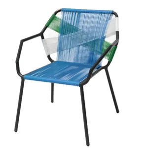 Colorful Garden Patio Stackable Chair Iron Chair Cheap Factory Price Resin Chair thumbnail-3