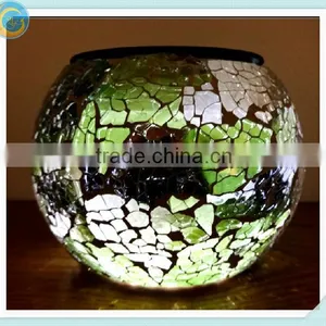 Beautuful Mosaic Glass Oil Lamp thumbnail-1