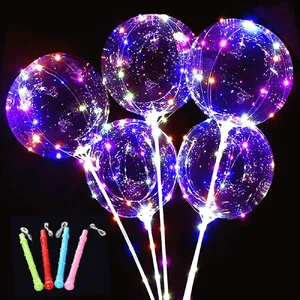 Novelty Amor 18 20 Inches Navidenos Kits Para Fiesta Cumplean Set De Globos -Al-Por-Mayor Burbuja Balloon With Light thumbnail-2