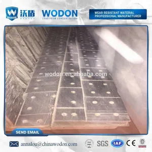 High Resistant and Impact Chromium Carbide Overlay Wear Resistant Plate Bimetal Chute Liners thumbnail-4