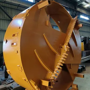 Earth Auger Drill Pile for Foundation Construction Cutter Teeth Drilling Rig Bucket thumbnail-4