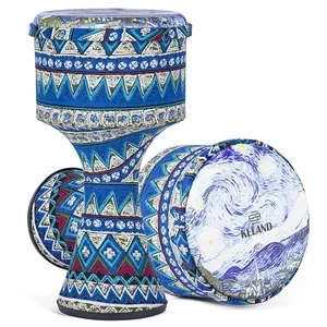 Hand Drum Factory Wholesale ABS Material Portable Djembe Drum Hand Percussion thumbnail-1
