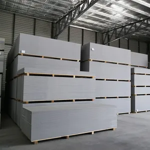 Construction Material Fireproof Panel Fiber Cement Board for Partition Walls thumbnail-1
