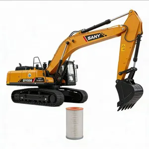 Genuine SANY SY215/SY215C Excavator Filters - OEM Fuel Filter & Air Filter Combo thumbnail-1
