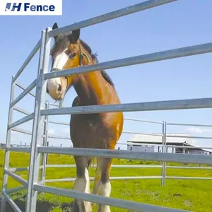 Competitive Price High Quality Hot Dipped Galvanized Livestock Yard Cattle Panel Heavy Duty Rural Fencing thumbnail-3