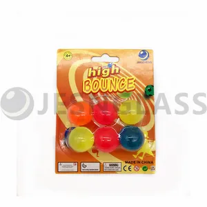 Hot Sale 32MM High Bouncy Ball Children's Toy Rubber Balls Blister Card Package thumbnail-3