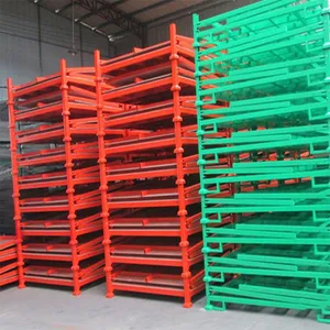 Portable Foldable Tire Stack Rack for Truck and Warehouse Storage thumbnail-5