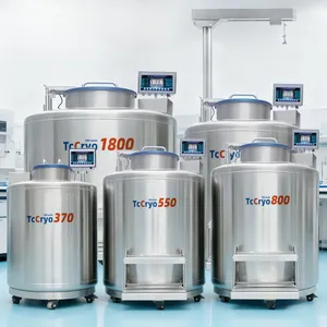 TcCryo YDD 1300L Freezing Container_Large Diameter Liquid Nitrogen Tank Price thumbnail-4