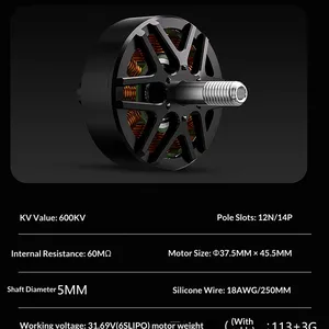 3115 Motor Micro Model Aircraft Cross-country Vehicle FPV Power Electric Vehicle Motor Multi-rotor Brushless Motor Unmanned Aerial Vehicle thumbnail-2