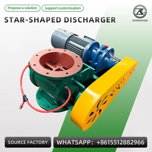High Quality YJD Star-shaped Unloader Rotary Airlock Valve Industrial Dust Collector Discharge Rotary Feeder For Powder Granule thumbnail-1