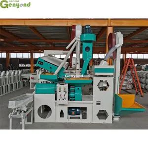Genyond Quality Choice Professional Factory Rice Husk Milling Machine With Motor Rice Milling and Threshing Machine thumbnail-2