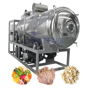 Commercial Freeze Drying Machine Vacuum Lyophilizer Freeze Dryer for Vial Molecular Biological Fish Pituitary thumbnail-1
