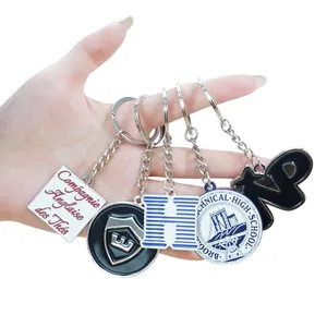 Personalized Customization Metal Key Holder Metal Zinc Alloy Pure Copper Keychain Schlüsselanhänger for Promotional/event Gifts thumbnail-2
