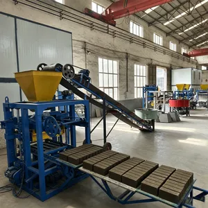 Automatic Hydraulic Concrete Hollow Block Making Machine Cement Brick Machine thumbnail-1