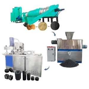 Standard Bbq Compressed Charcoal Briquettes Production Line Coconut-charcoal-production-line EPC thumbnail-1