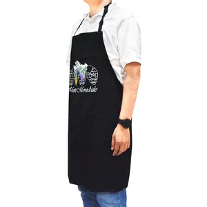 Grape Motif Apron Long Length Protect Clothes From Kitchen Spills Kitchen Apron thumbnail-3