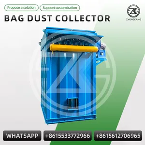 Pulse Jet Bag Filter Baghouse Dust Collector Industrial Dedusting Equipment For Workshop Dust Pollution Control ISO thumbnail-5